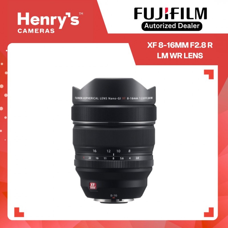 FUJIFILM XF 8-16MM F2.8 R LM WR LENS